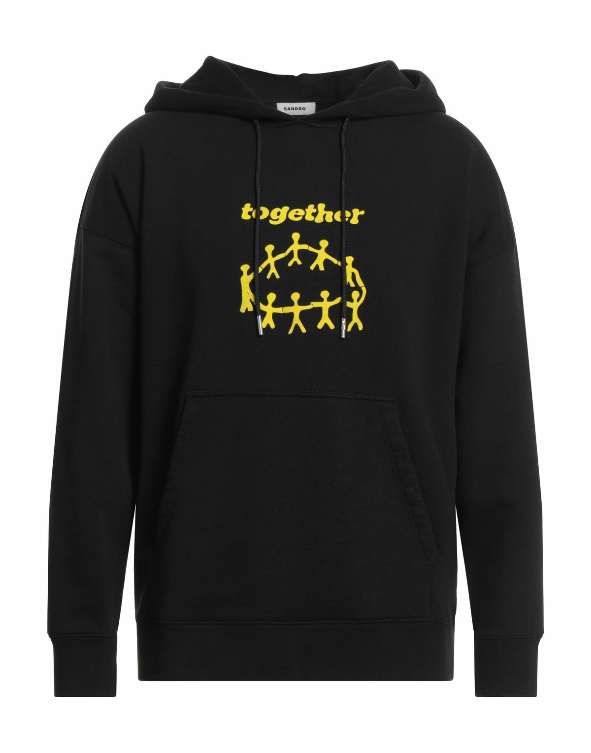 Sandro Mens Sweatshirt in Black