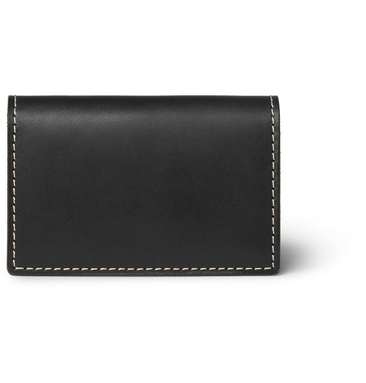Photo: Hender Scheme - Colour-Block Leather Bifold Cardholder - Black