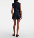 7 For All Mankind Kori high-rise denim shorts