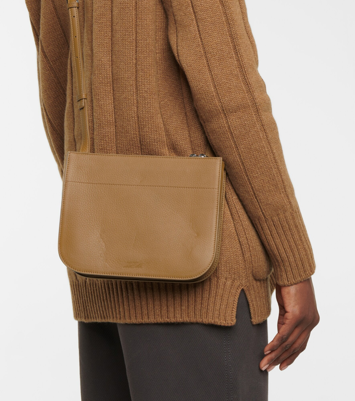 Loro Piana - Milky Way leather crossbody bag Loro Piana