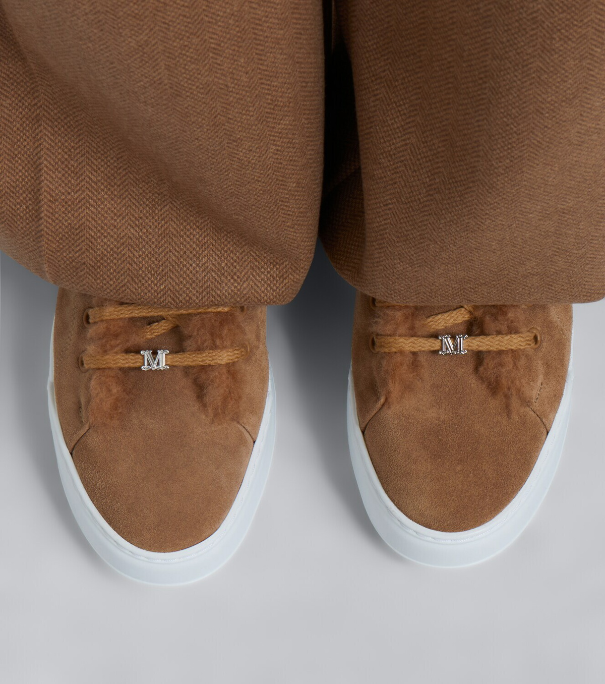 Max Mara Suede low-top sneakers