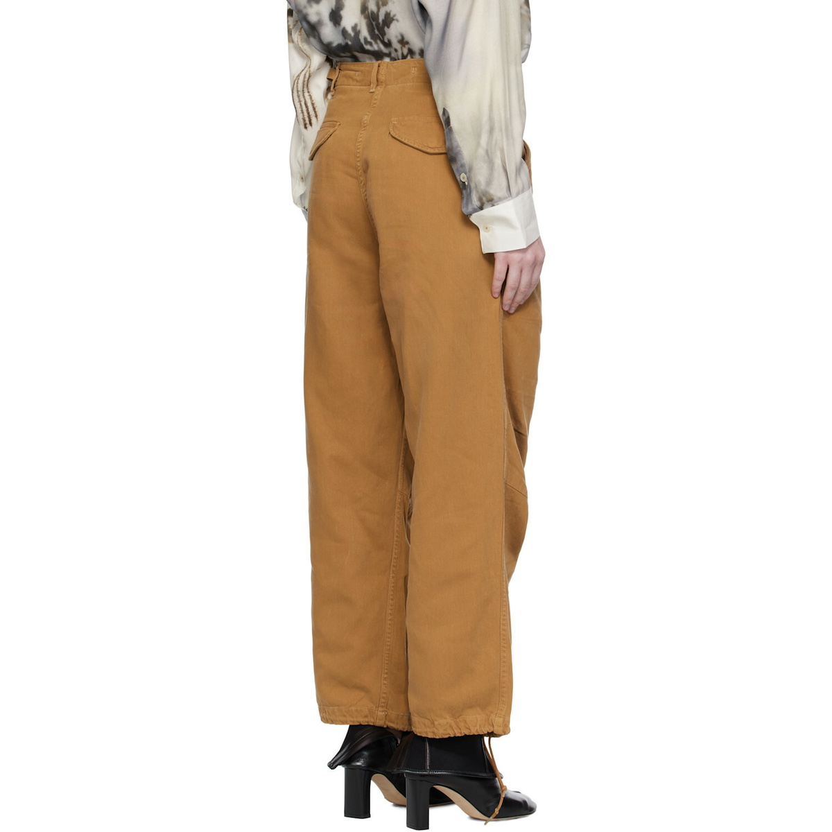 R13 Tan Military Trousers