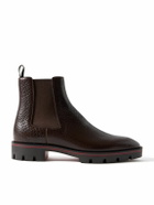 Christian Louboutin - Alpinosol Full-Grain Leather Chelsea Boots - Brown