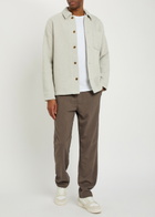 Les Deux Como Drawstring Tapered-leg Woven Trousers Bronze
