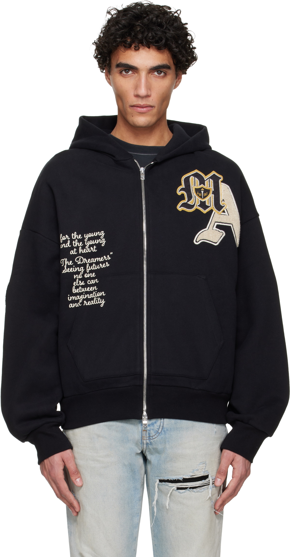 AMIRI Black M.A. Core Hoodie Amiri