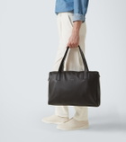 Zegna Leather duffel bag