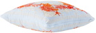 Versace Blue Barocco Sea Terry Cushion
