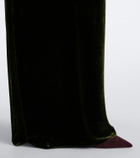 Ralph Lauren Collection Velvet bustier gown