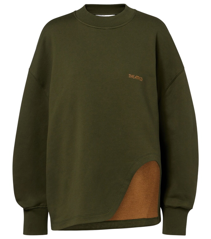Photo: The Attico Oversized cotton jersey sweatshirt