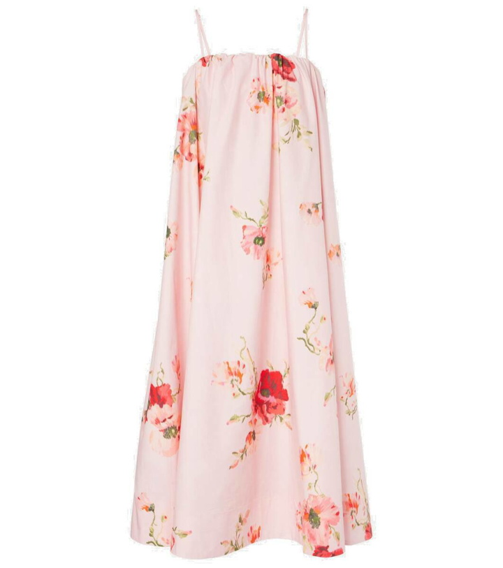 Photo: Zimmermann Lightburst Puff floral cotton midi dress