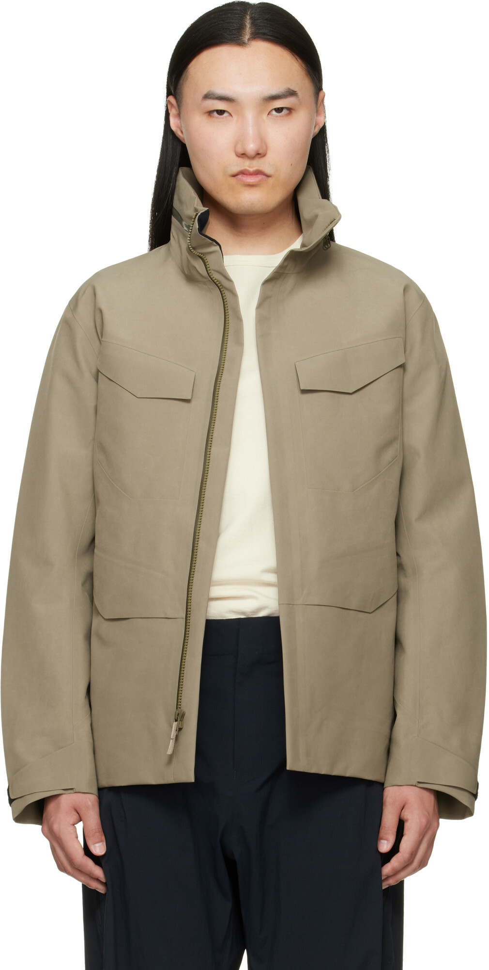 Veilance Beige Field Jacket