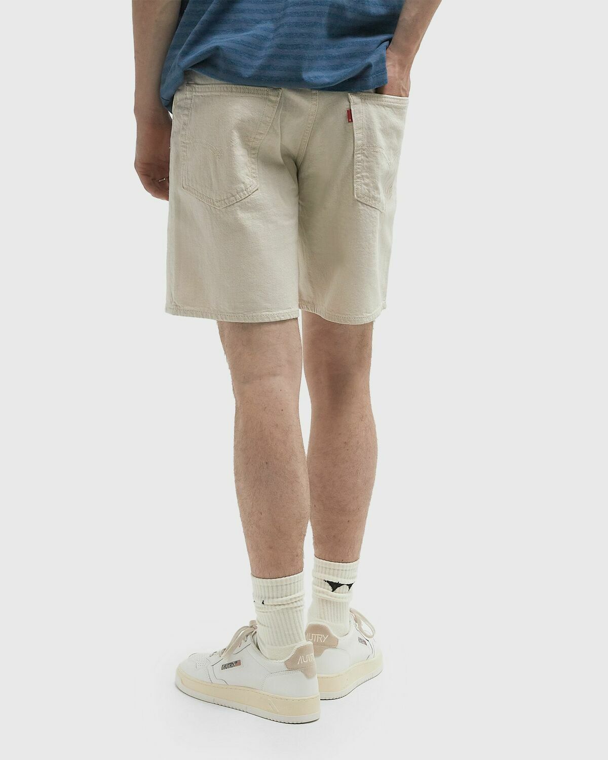 Levis 468 LOOSE SHORTS White Mens Casual Short