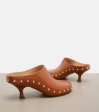 Chloé Studded leather clogs