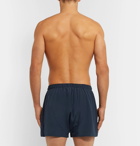 Sunspel - Silk Boxer Shorts - Men - Navy