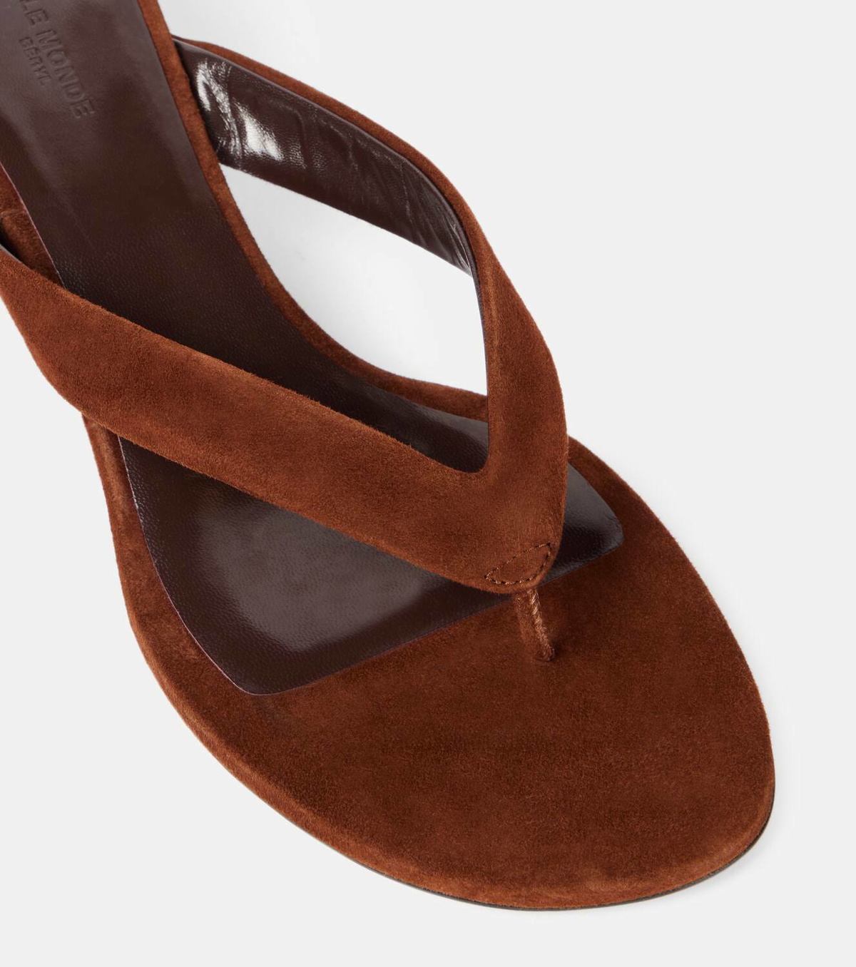 Le Monde Béryl Suede thong sandals