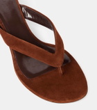 Le Monde Béryl Suede thong sandals