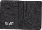 Maison Margiela Black Four Stitches Card Holder