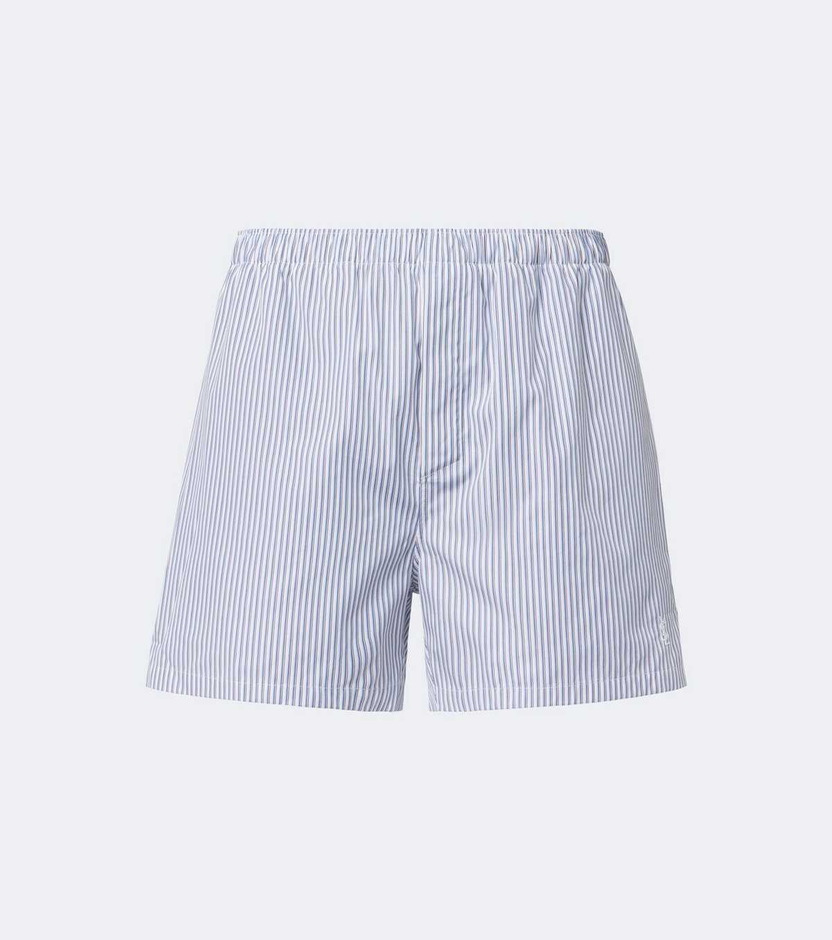 Saint Laurent Cassandre striped cotton poplin boxers