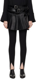 Junya Watanabe Black Layered Miniskirt