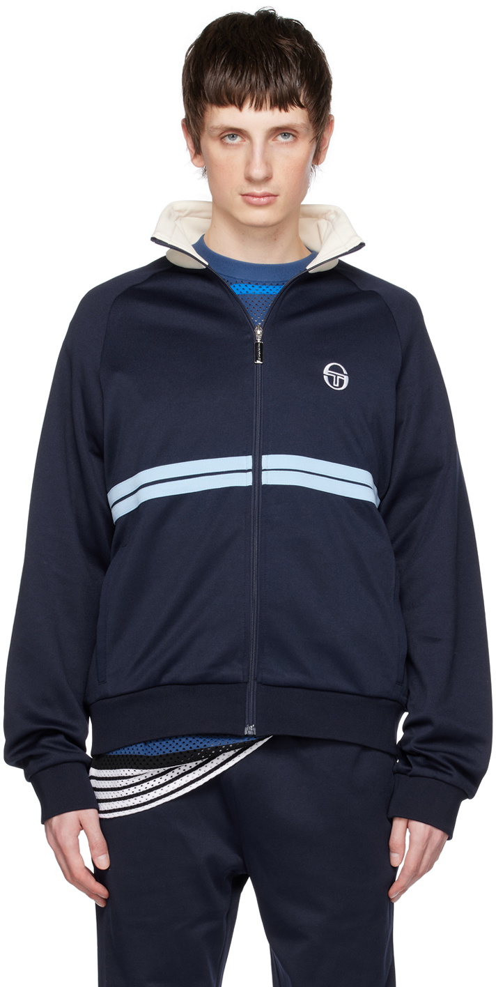 Sergio Tacchini Navy & Off-White Dallas Track Jacket