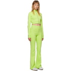 Im Sorry by Petra Collins SSENSE Exclusive Green Logo Tracksuit