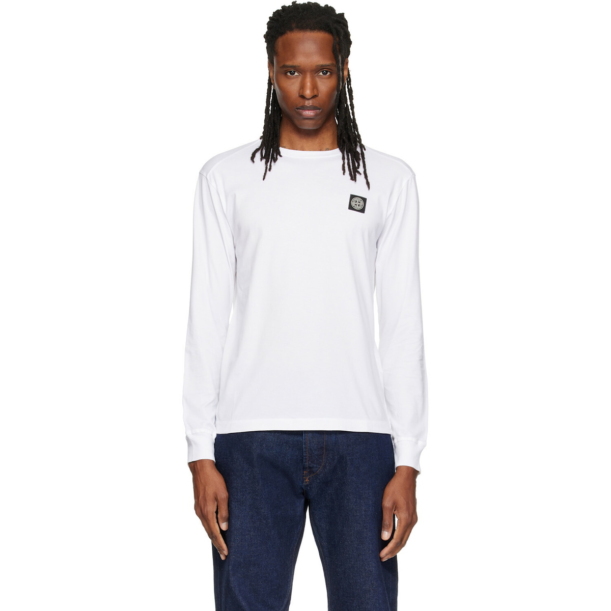Stone Island White 2100031 60/2 Cotton Jersey T-shirt