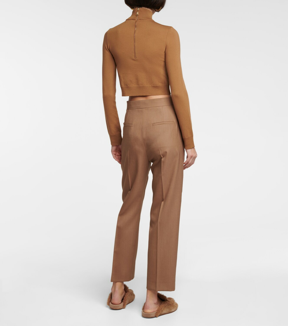 Max Mara - Sebino straight wool-blend pants Max Mara