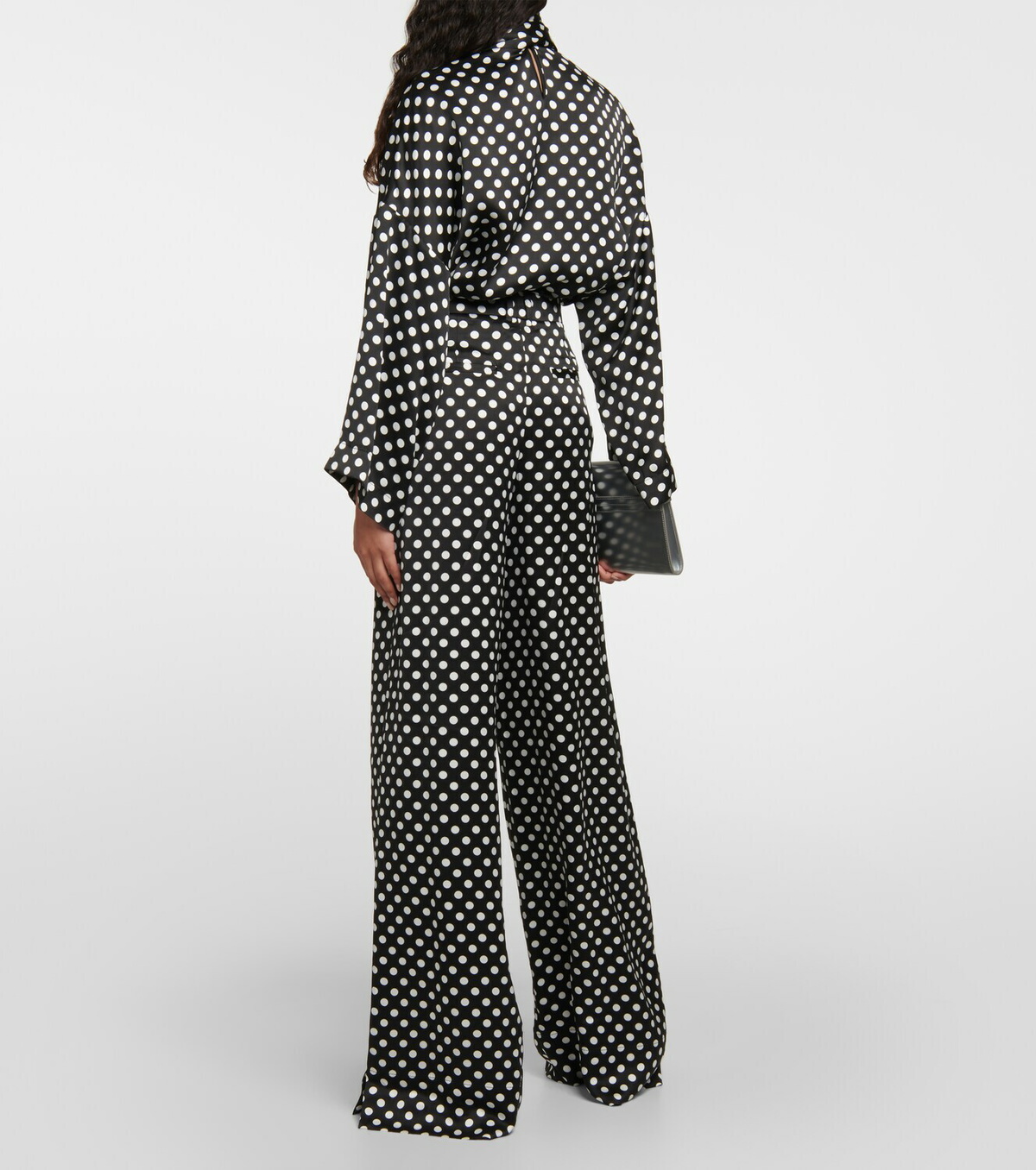 Saint Laurent Polka-dot satin pants Saint Laurent