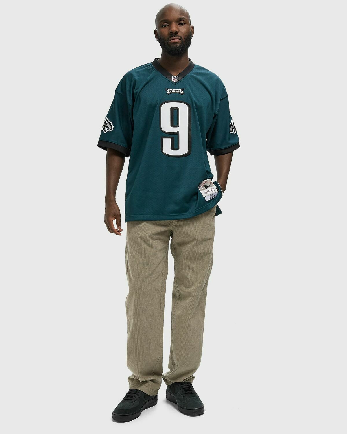 Mitchell & Ness NFL DARK JERSEY PHILADELPHIAS EAGLES 2017 NICK FOLES #9 Green Men