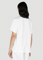 Tekla - Classic Short Sleeve Pyjama Shirt in White