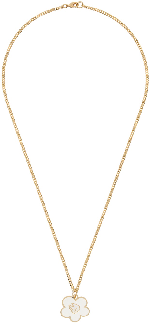 IN GOLD WE TRUST PARIS Gold Long Full Flower Necklace