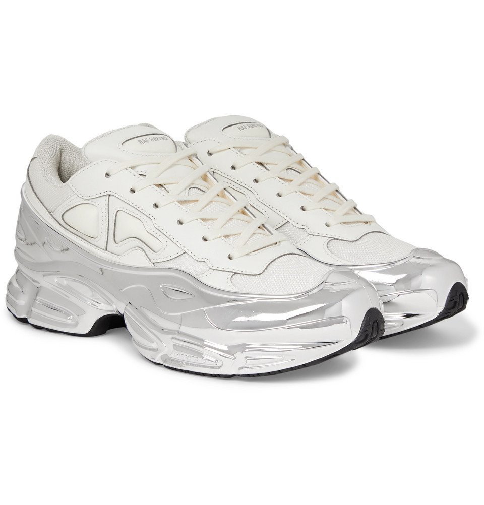 Ijsbeer Lift Herinnering Raf Simons - adidas Originals Mirrored Ozweego Sneakers - White Raf Simons