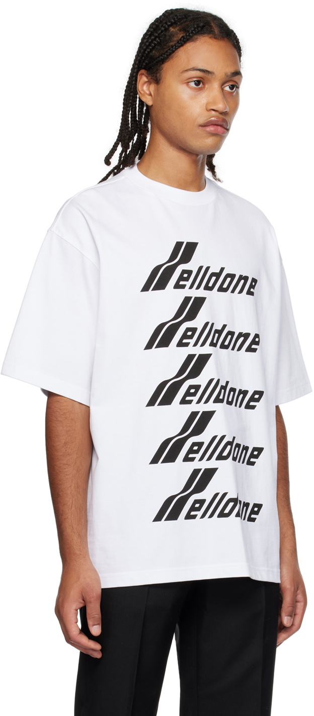 We11done White Printed T-Shirt We11done