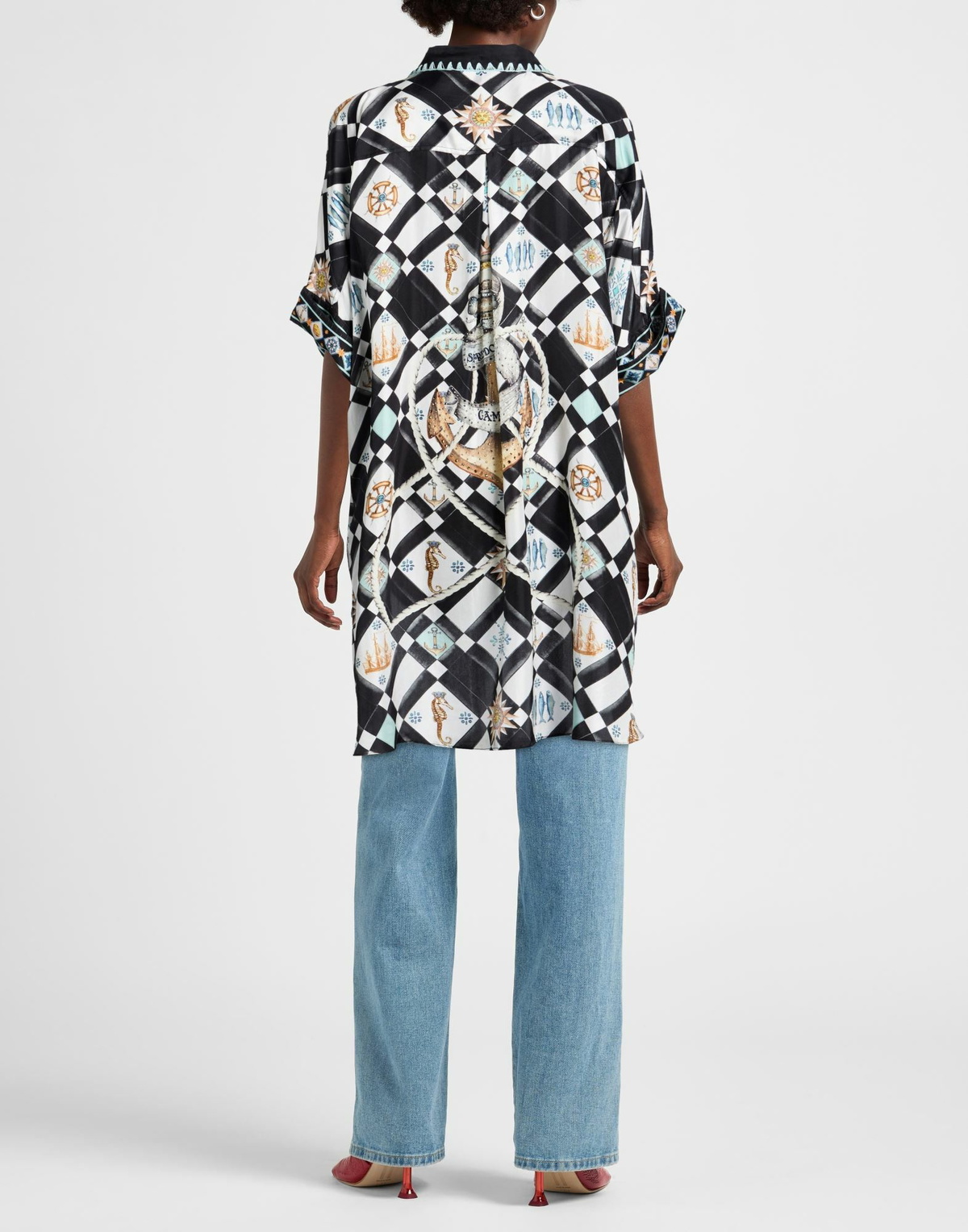 Camilla Womens Shirt in Black