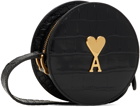 AMI Alexandre Mattiussi Black Round Paris Bag