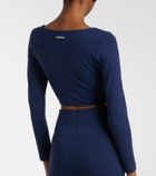 Norba Jersey crop top