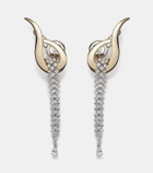 Yeprem Golden Strada 18kt white and yellow gold drop earrings with diamonds