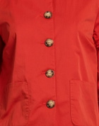 Alessia Santi Womens Jacket in Tomato red