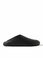 The Row - Hudson Full-Grain Leather Clogs - Black