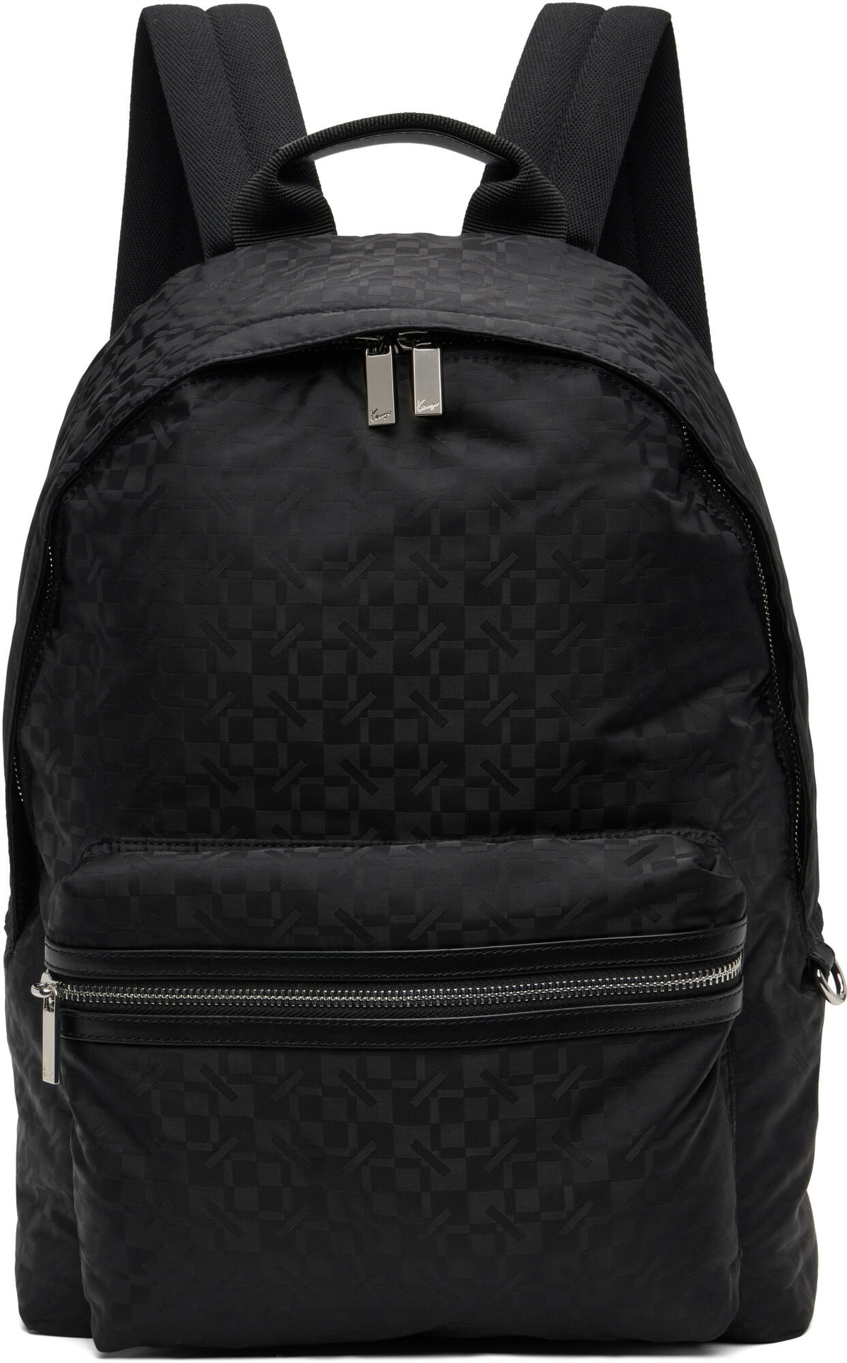 Kenzo Black Kenzo Paris 'Kenzogram' Backpack