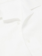 THOM SWEENEY - Camp-Collar Linen Shirt - White