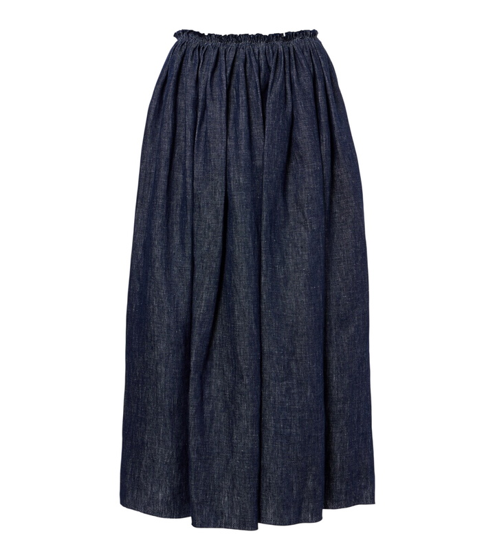 Photo: Gabriela Hearst Eloran linen midi skirt