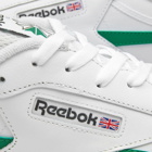 Reebok Men's Club C Revenge Sneakers in White/Glen Green/Vector Navy