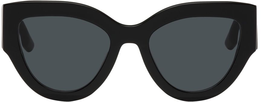 Victoria Beckham Black Oversize Cat-Eye Sunglasses Victoria Beckham