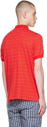 ERL Red Striped Polo