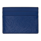 Burberry Blue Monogram Sandon Card Holder