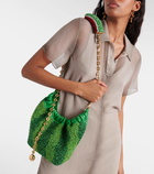 Loewe Squeeze Fruit Mini beaded leather tote bag