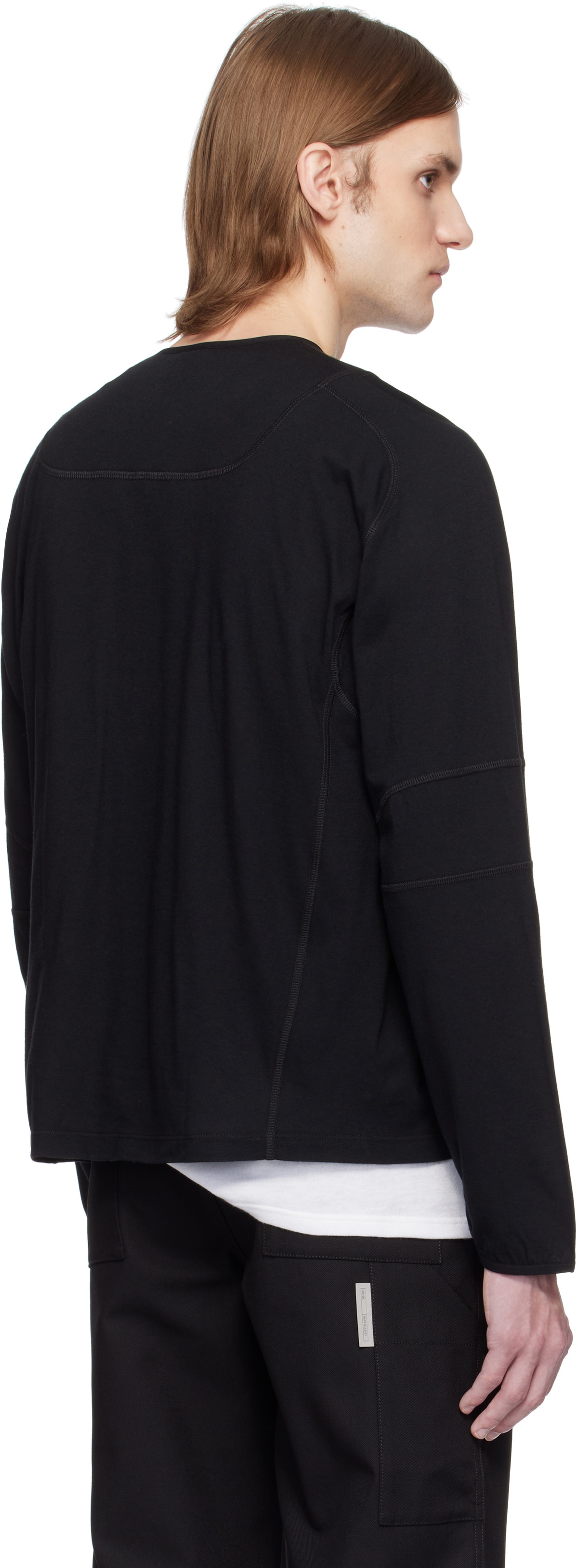 GR10K Black Light Interlock Long Sleeve T-shirt