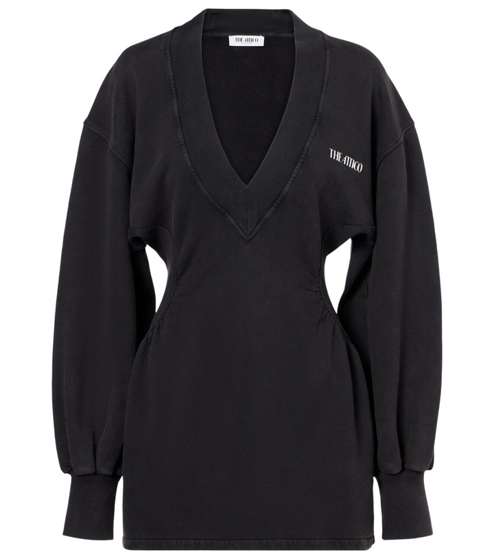 Photo: The Attico Cotton fleece sweatshirt dress
