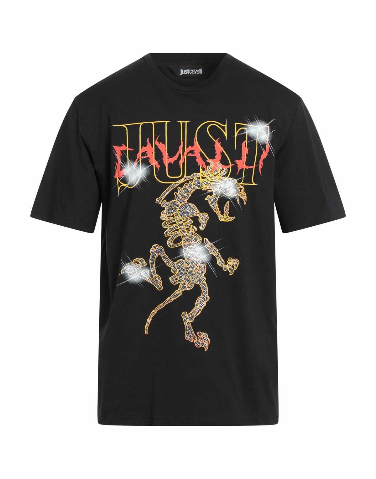 Just Cavalli Mens T-shirt in Black